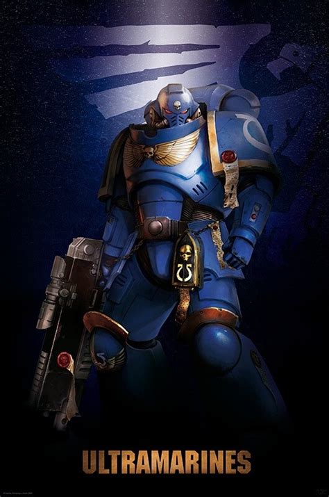 Warhammer 40k Ultramarine Póster Lámina Compra En Posterses