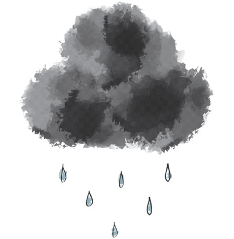 Rain cloud transparent Blank Template - Imgflip