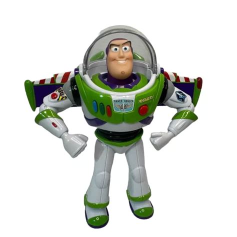 Buzz Lightyear Disney Pixar 12 Thinkway Toy Story Lights Sound Works Talking Eur 14 67