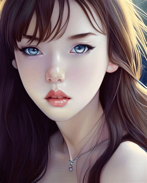 Beautiful Anime Girl Graphic · Creative Fabrica