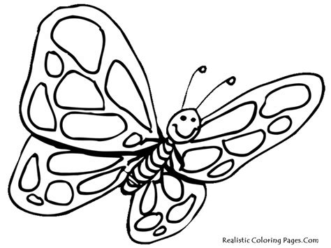 Realistic Butterfly Coloring Pages | Realistic Coloring Pages