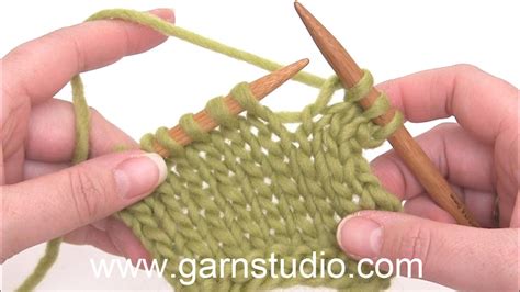 How To Work A Knit K Stitch Continental Method YouTube