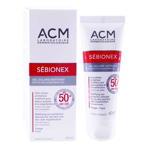 ACM SEBIONEX GEL SOLAIRE MATIFIANT SPF50 40ML