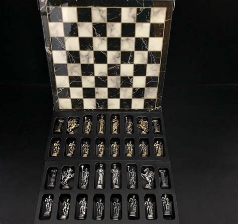 Antique Chess Set Vintage Vintage Chess Chess Set Custom - Etsy