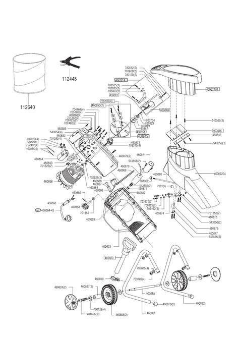 Ersatzteile von AL KO für Gartenhäcksler 2400 R NEW TEC H AKTION 112