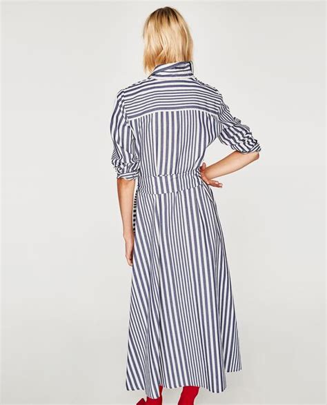 Striped Shirt Style Tunic Tops Woman Zara United States