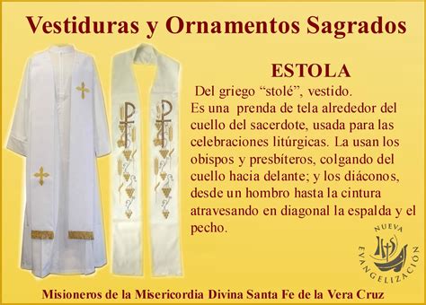 Misioneros De La Palabra Divina Liturgia Vestiduras Sacerdotales