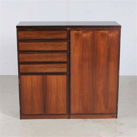 Danish Midcentury Scan Flex Range Rosewood Cabinet By Omann Jun C