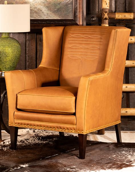 Ranchers Leather Chair Western Furniture Store American Made