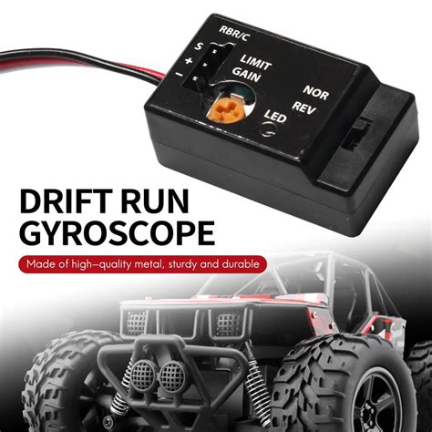 Мини-гироскоп, совместимый с WPL D12 RC Car Drift Racing, легкий дизайн ...