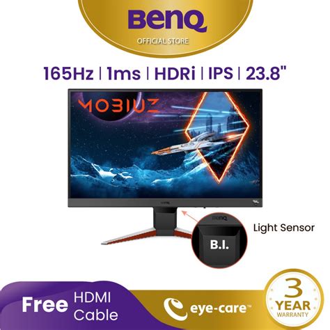 Jual Benq Mobiuz Ex240 24” 165hz Fhd Hdri Ips Monitor Gaming Shopee