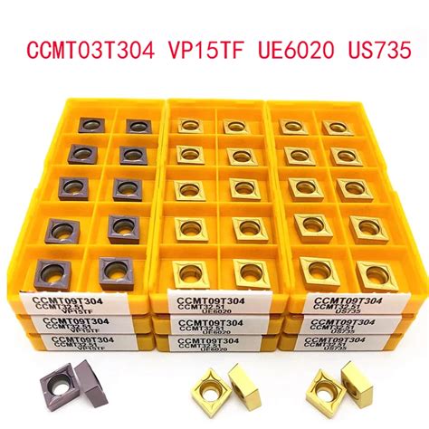 CCMT060204 CCMT09T304 CCMT09T308 VP15TF UE6020 US735 CNC инструмент для