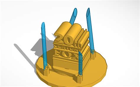 3D design 20th Century Fox - Tinkercad