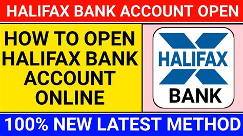 How To Open Halifax Account Online Open Halifax Bank Account Online Youtube