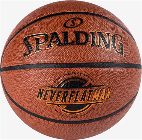 Spalding Never Flat Max Basketbal Voor Heren Oranje Teamswear