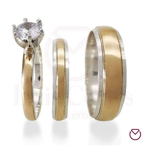 Argollas Oro 18k Plata Ley 950 Gratis Anillo REF 001SOP LCJoyeros