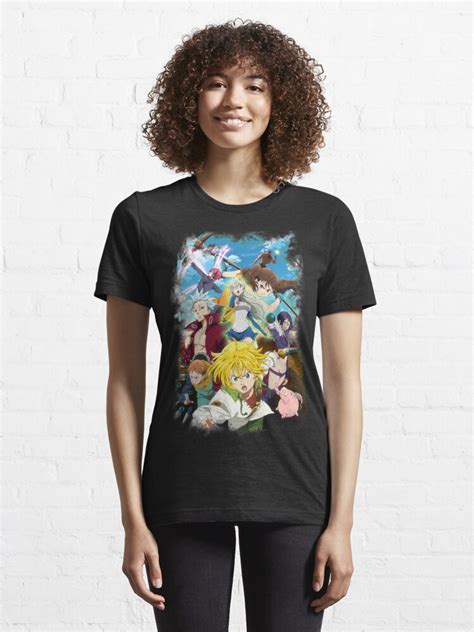 Seven Deadly Sins Black T Shirt For Sale By Shiriru Redbubble