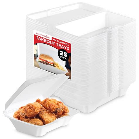 Amazon Stock Your Home X Clamshell Take Out Boxes Pack