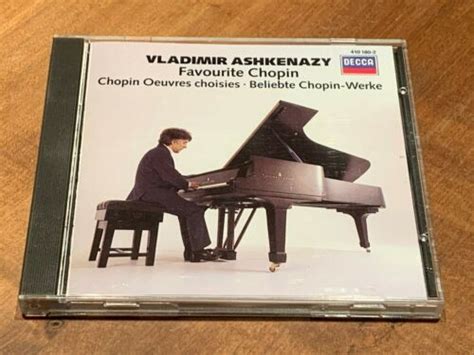 Vladimir Ashkenazy Piano Favourite Chopin Decca Cd Mint Full