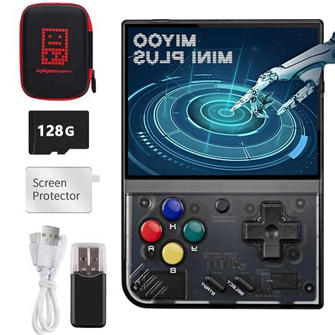 Przenośna konsola do gier retro Miyoo Mini Plus karta TF 128 GB z