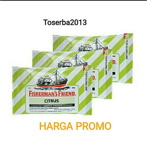 Jual Fisherman S Friend Rasa Citrus 25 Gr PROMO Shopee Indonesia