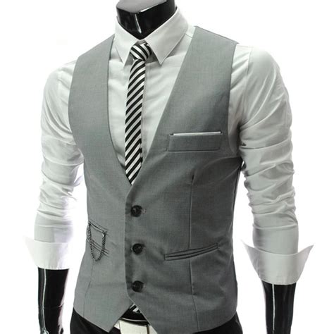 La Boda De La Nueva Llegada Chalecos 2015 Hombres Slim Fit Hombres