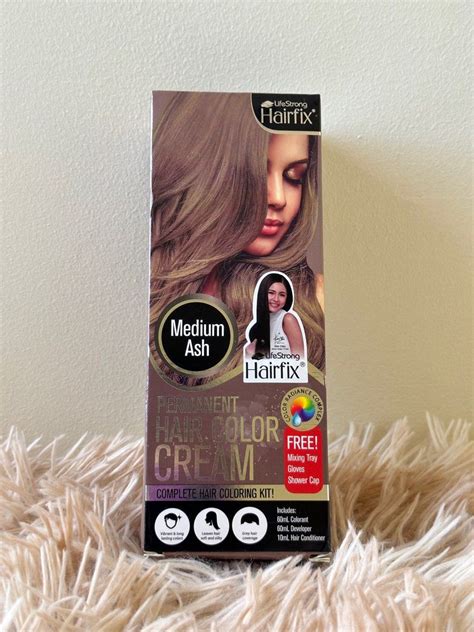 Hairfix Medium Ash Permanent Hair Color Cream, Beauty & Personal Care ...