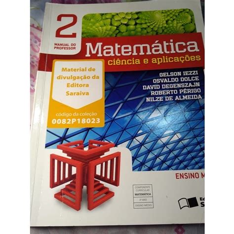 Livro Matemática Ciência e Aplicações 2º Ensino Médio Shopee Brasil