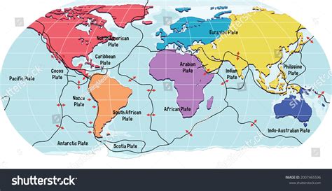 62 Plate Boundaries Globe Images, Stock Photos & Vectors | Shutterstock