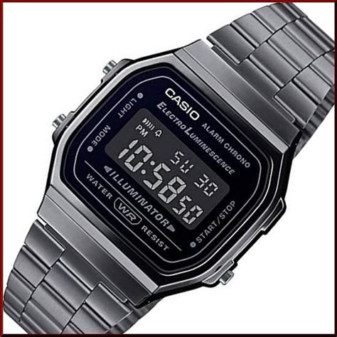 佐敦門市 現貨 100 全新 Casio A168 A168wgg 1b A168wgg 簡單 簡約 Basic 運動風 Square 經典