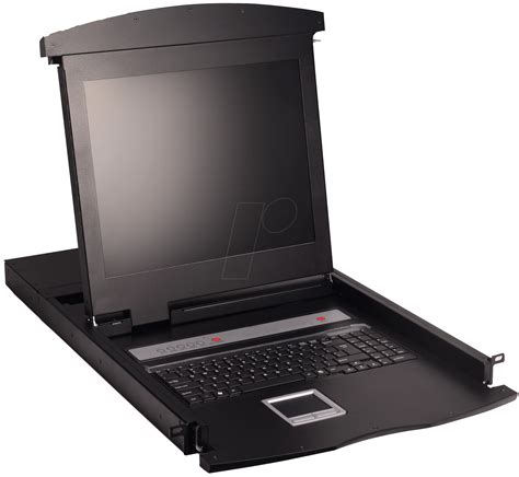 LOGILINK LC901GE 19 Zoll LCD KVM Console Mit Tastatur Bei Reichelt