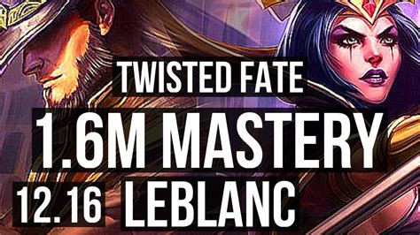 TF Vs LEBLANC MID 1 6M Mastery 1000 Games 7 4 14 Dominating