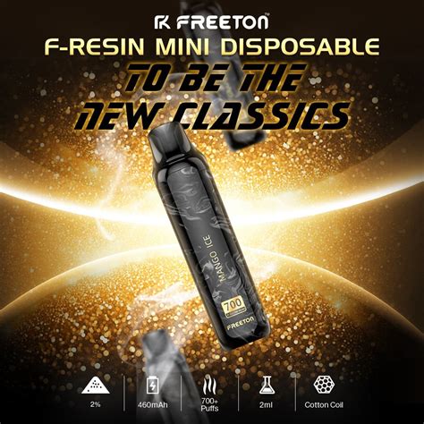 Freeton F Resin Mini Disposable Pod Puffs New Resin Material Vape