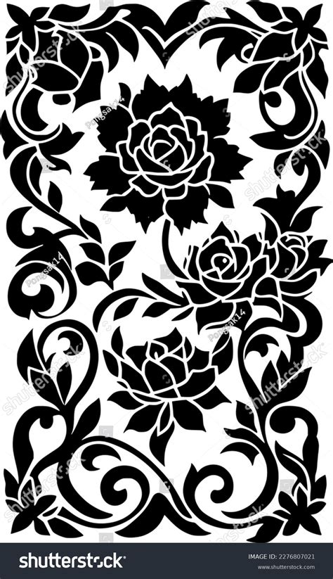 Vector Illustration Flower Pattern Stock Vector (Royalty Free ...