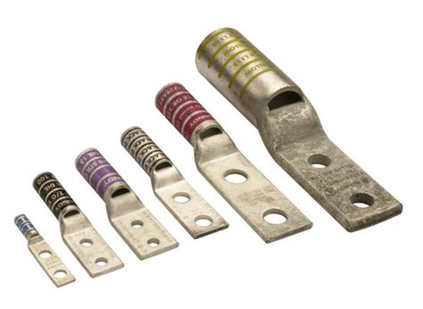 Rectangular Solderless Terminal Tubular Non Insulated Copper