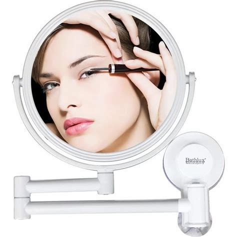 Miroir De Salle Bain Maquillage Mural Grossissement X Cosmétique