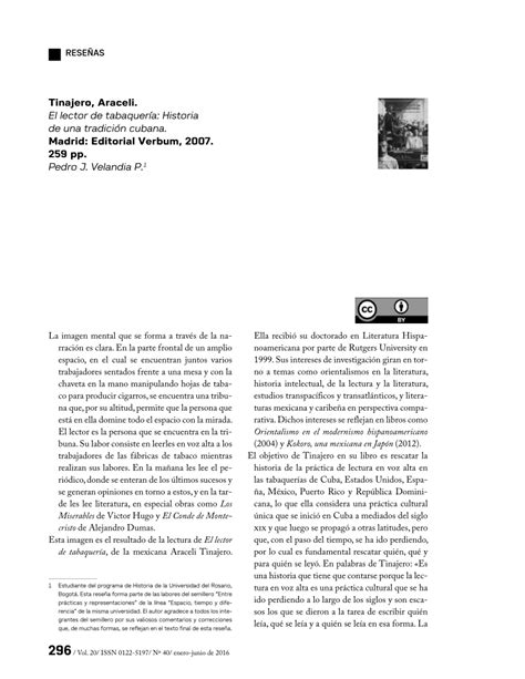 PDF El lector de tabaquería Historia de una tradición cubana