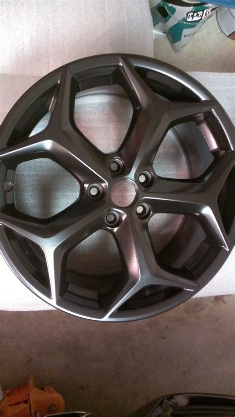 Gloss black plasti dip wheels