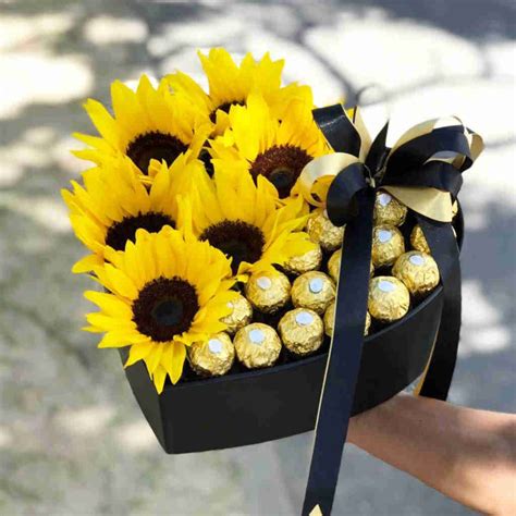 Details 48 Arreglos Con Girasoles Y Chocolates Abzlocal Mx