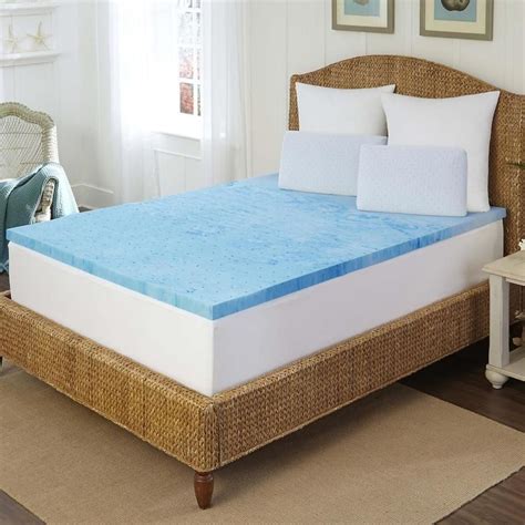 Arctic Sleep 2-in D Memory Foam Full Hypoallergenic Mattress Topper in ...