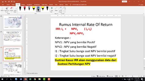 Cara Menghitung Npv Dan Irr Investasi