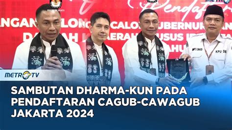 Sambutan Dharma Pongrekun Di Pendaftaran Cagub Jakarta YouTube