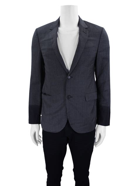 Blazer Lanvin Mascu Lino L Grafite Original Etiqueta Nica