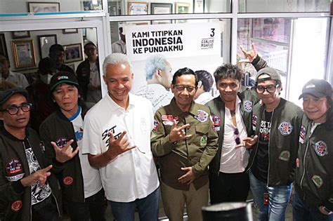 Slank Dukung GanjarMahfud Lewat Lagu Salam Metal INSIDELOMBOK