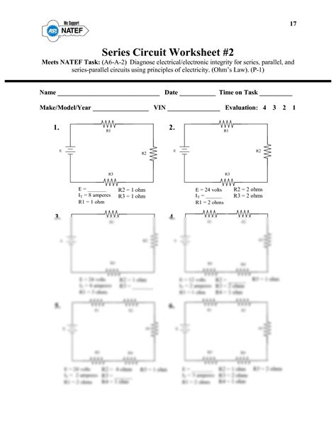 SOLUTION 1 Series Circuits Module Studypool Worksheets Library