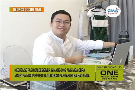 One Western Visayas Negrense Fashion Designer Ginbida Ang Obra