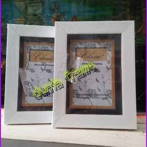 Jual Frame Bingkai Foto X Cm R Box Mahar Putih Minimalis Jakarta