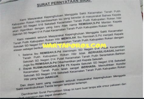 Detail Contoh Surat Petisi Koleksi Nomer 17