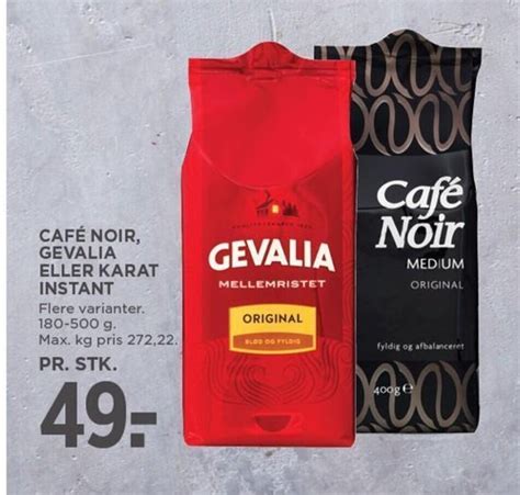 Caf Noir Gevalia Eller Karat Instant Tilbud Hos Meny