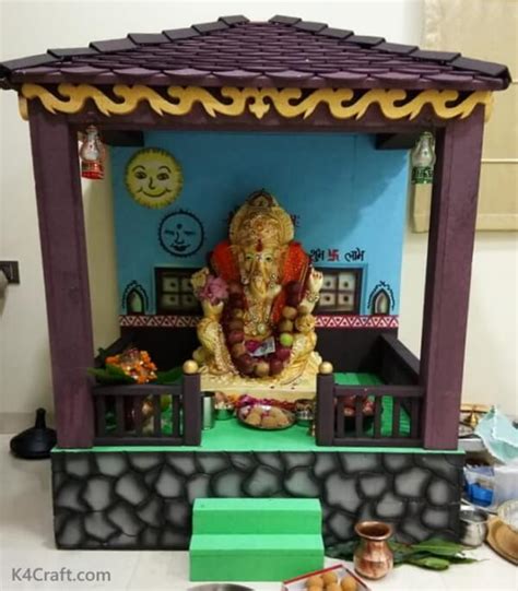 Ganesh Chaturthi Decorations Thermocol